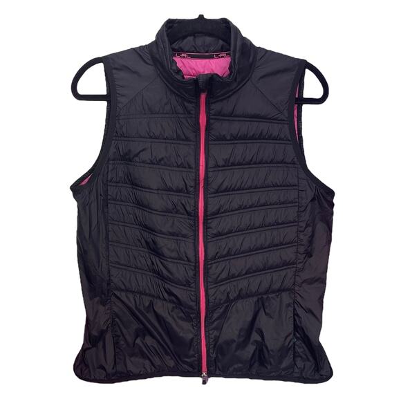 LRL LAUREN RALPH LAUREN Women's Lightweight OUTDOOR VEST Black Size LARGE - Picture 1 of 3